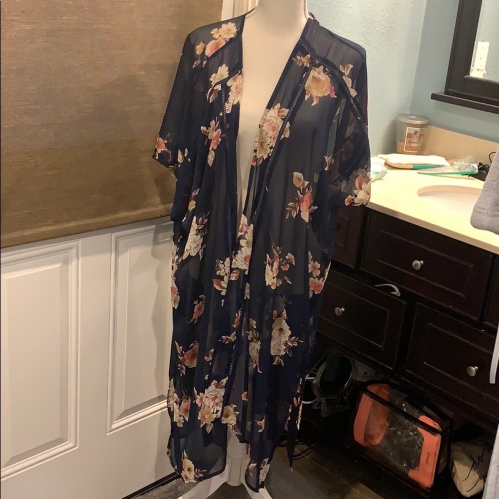 Floral kimono